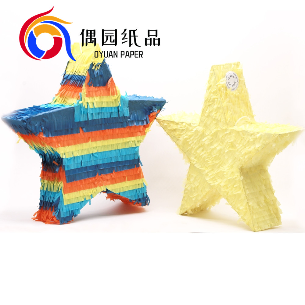 New Designs Colorful Decoration Paper Pinata For Wedding/Party Kid Toy