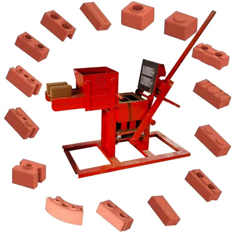 Manual Brick Making Machine Clay Interlock Block Making Machine Brick Moulding Machine