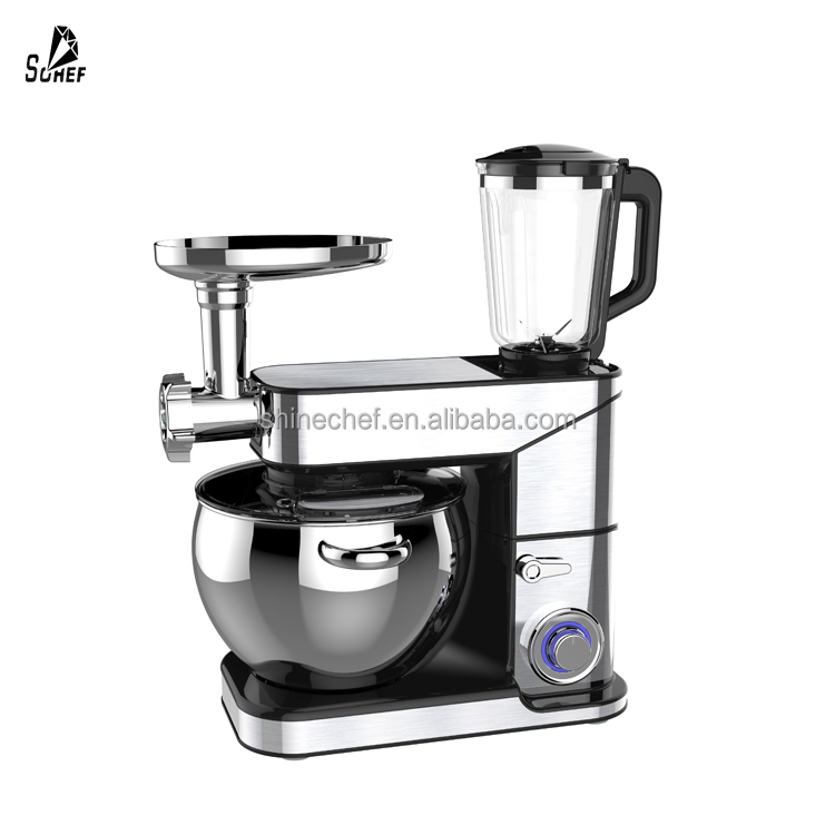 Household Low Noise Batidora 10L Commercial Dough Cake Mixer 3 in 1 Stand Food Mixer With Juicer Blender Meat Grinder