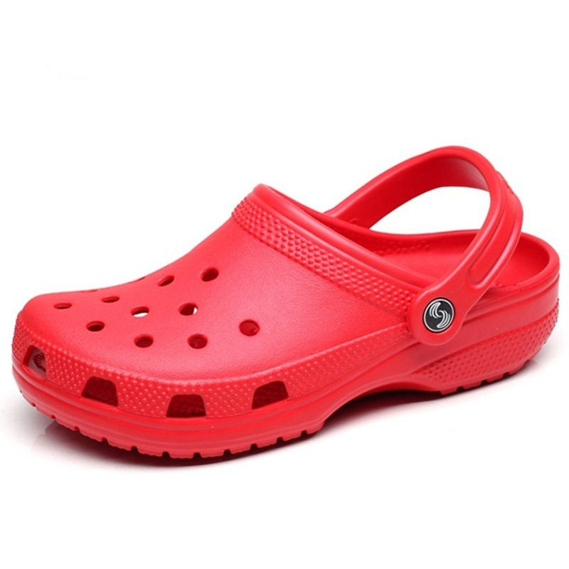2021 Summer High Quality Crose With Logo men Casual Plain Garden Shoes Outdoor Beach Slides Sandal Fishing Wading Shoes