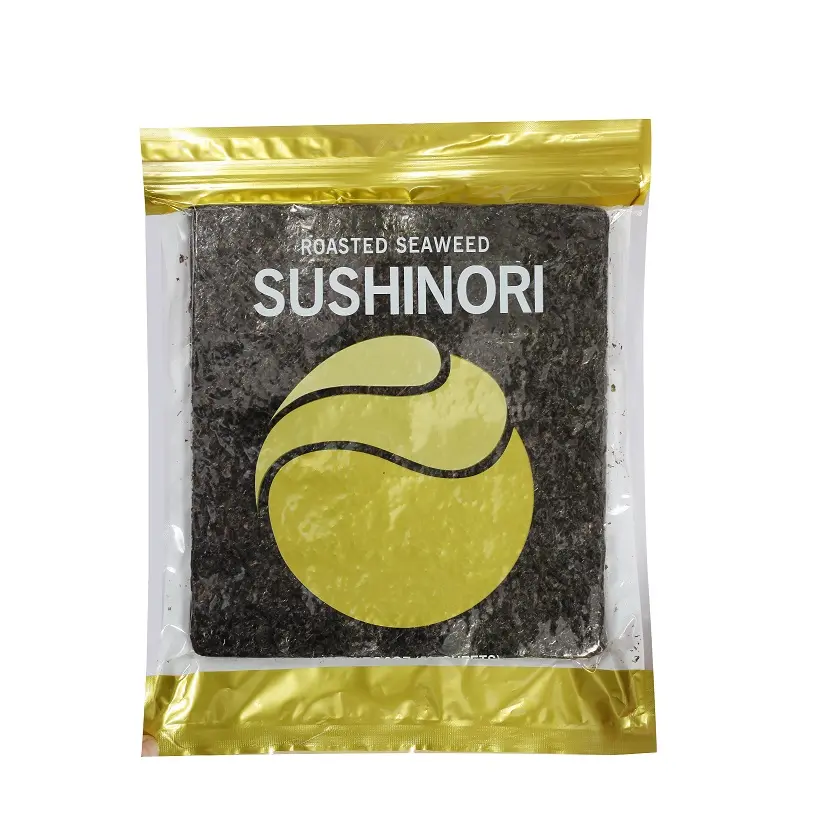 100sheets 2.8g gold sushi nori seaweed