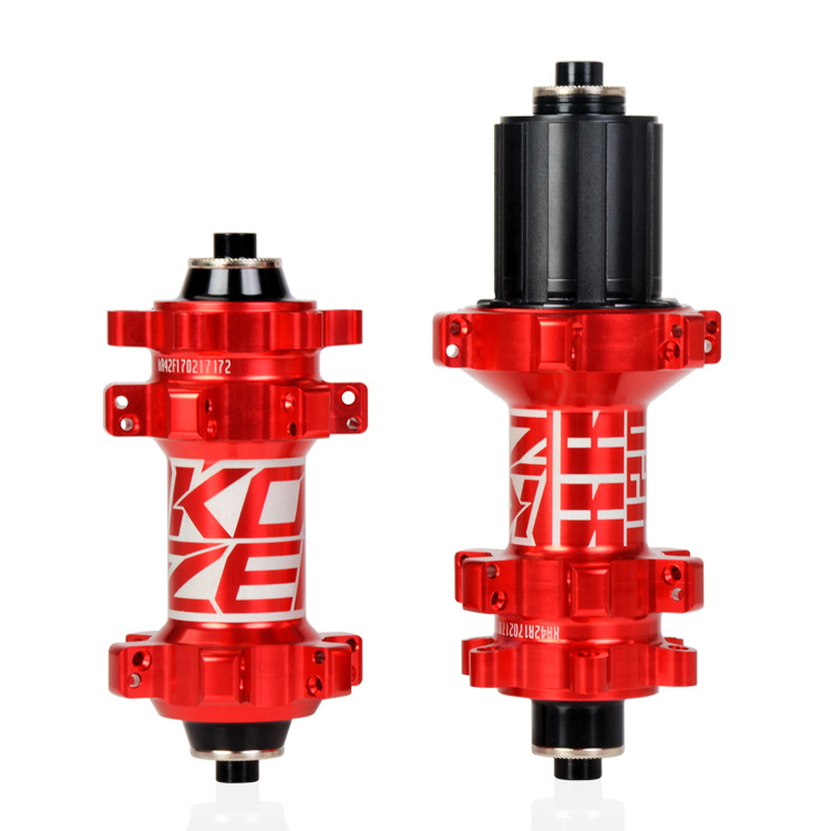 KOOZER XR420 bicycle hub 6 claw 72 ring front 2 rear 4 Pei Lin mountain bike hub quick release barrel shaft straight pull 24 hol