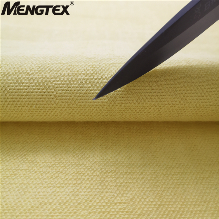 Cut resistant fire retardant plain 290 gsm aramid fabric
