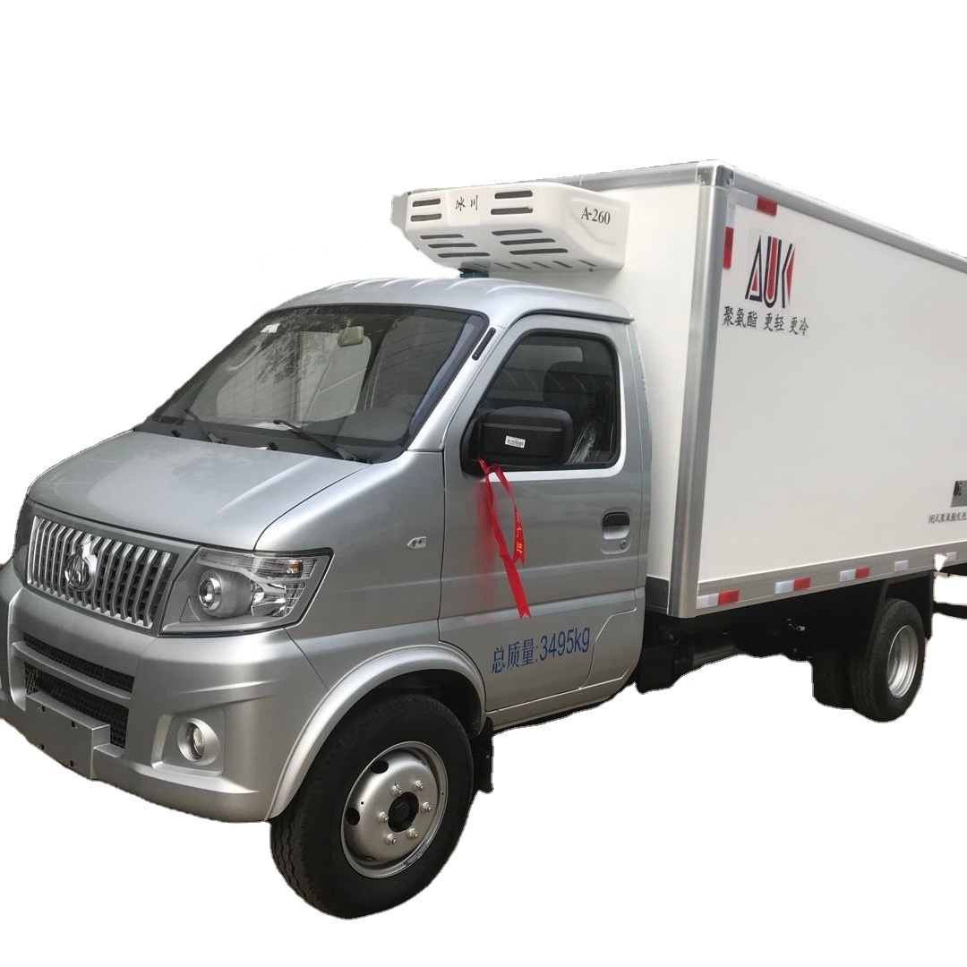 2-тонный бензиновый холодильник ChangAn, грузовик для транспортировки вакцин, продажа грузовиков с морозильной камерой LHD euro 6