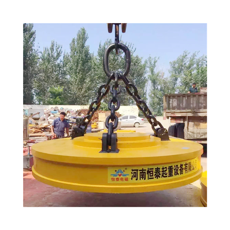 Round Lifting Electromagnet for Scrap Iron Steel Scraps on Crane and Excavator