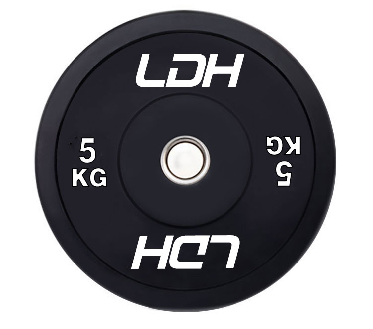 LDH Gym olimpic rubber urethane cpu cheap customer 25kg weights plates set bumper pound bumper weight plates sets weightlifting