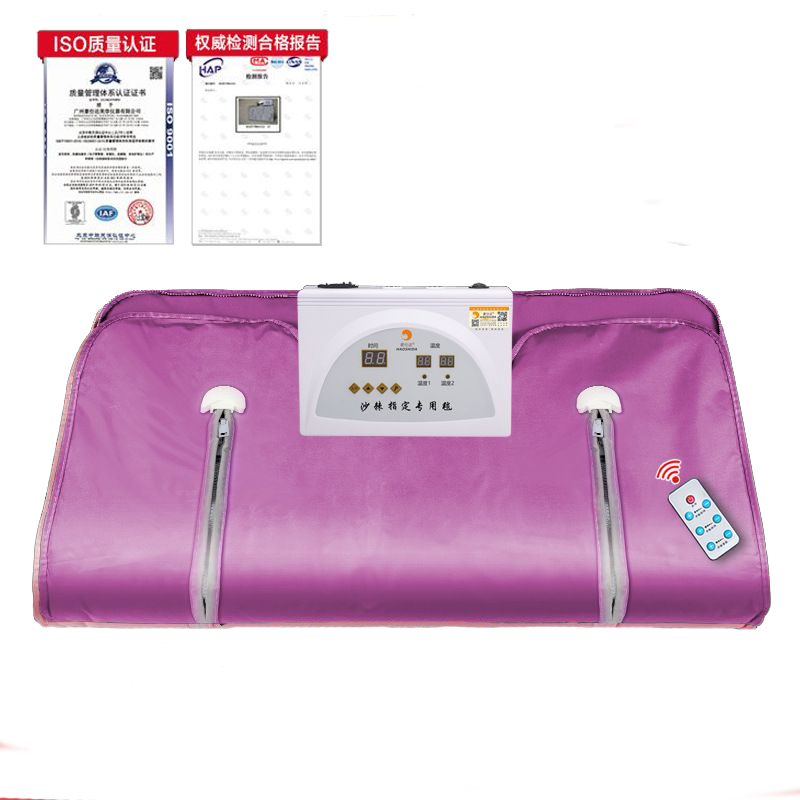 VKK Infrared Sauna Blanket 2 Zones Weight Loss Sauna Thermal Blanket with Remote Control