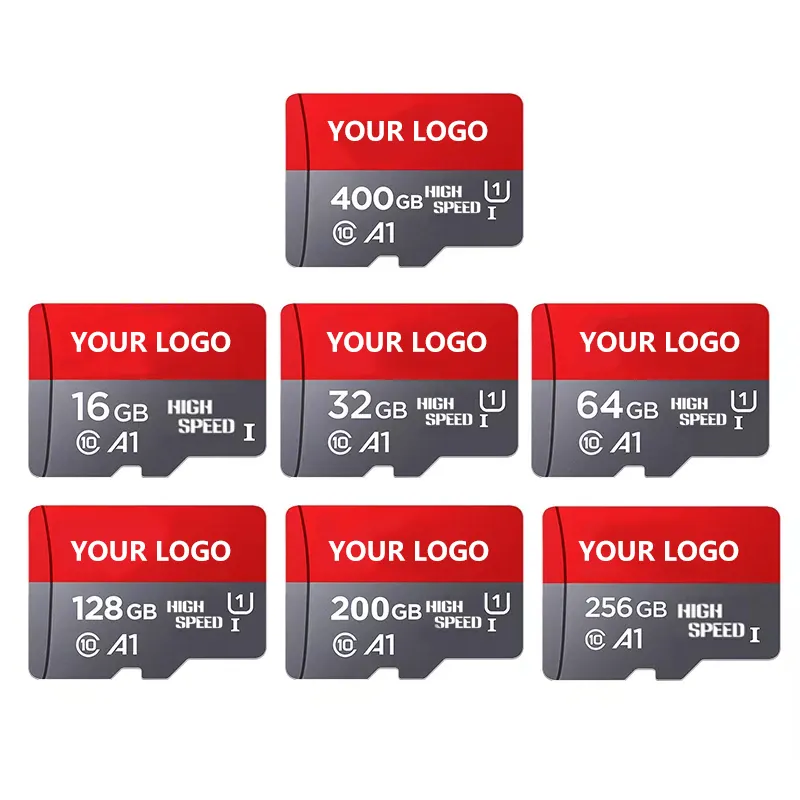 Оригинальный логотип на заказ, класс Tf-карты, карта памяти Micro 32 ГБ, 64 ГБ, 128 ГБ, 256 ГБ, Sd-карта высокой емкости, карта памяти для мобильного телефона