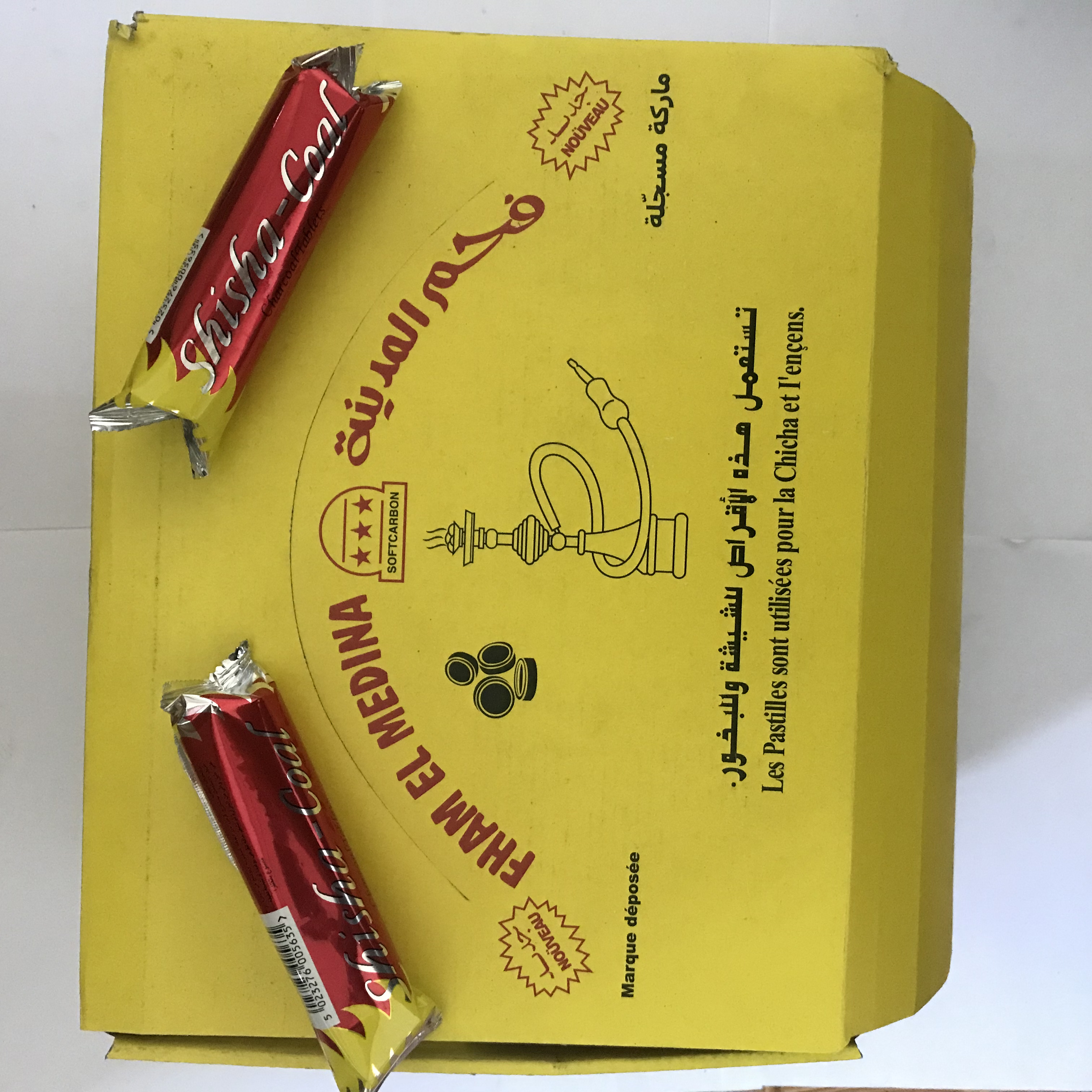 Easy Lighting shisha coal hookah incense charcoal al geria kenya south africa shisha Charcoal best quality apple wood longtime
