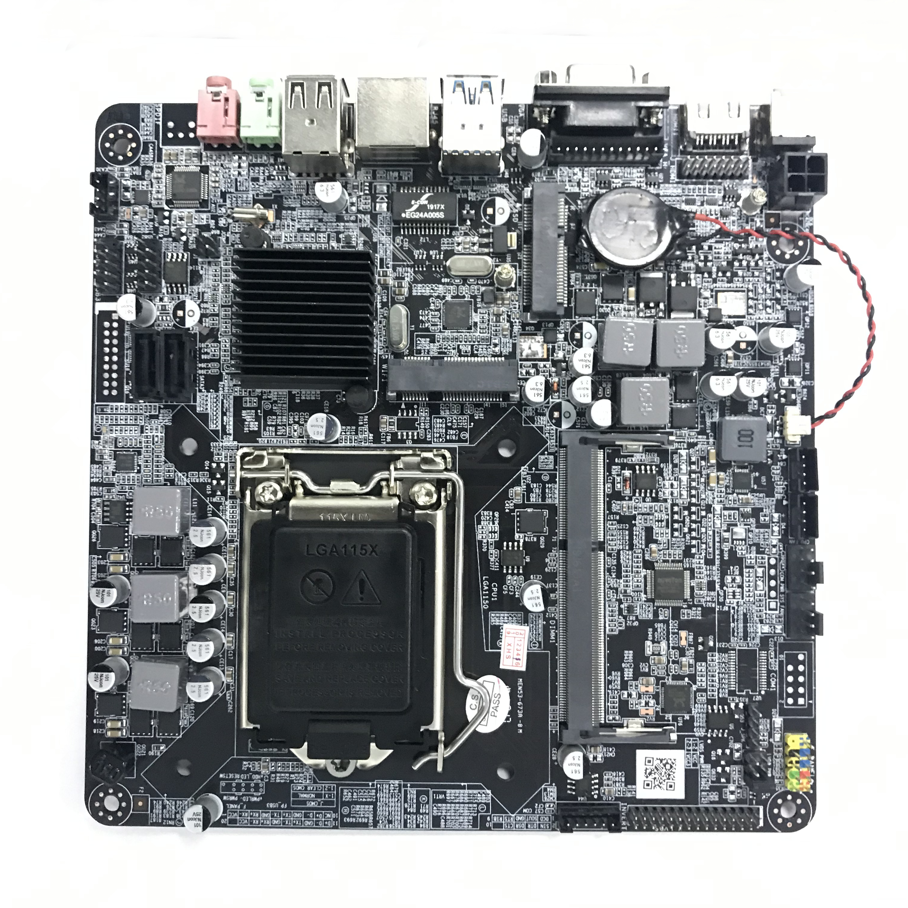 Мини ПК ITX INTEL материнская плата H81-M3N lga1150 с работающего на постоянном токе 12 В в Дифференциальная Сигнализация пониженного напряжения