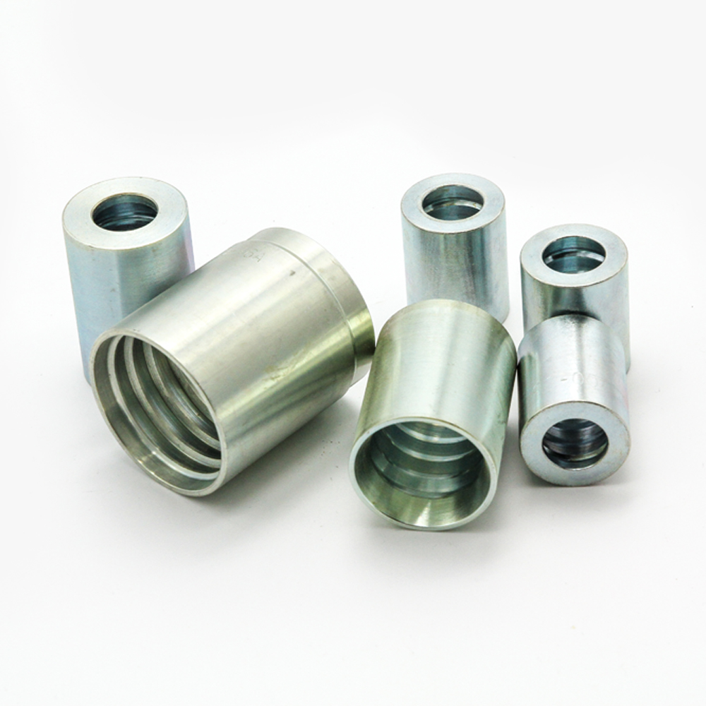 00400 Skive Hose Sleeves Hydraulic Ferrules Medium To High Pressure Sockets For 4sp/4sh/r12