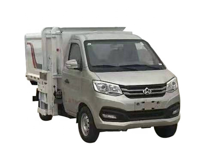 Новое состояние, мини-дизельный боковой прицеп changan, мусоровоз