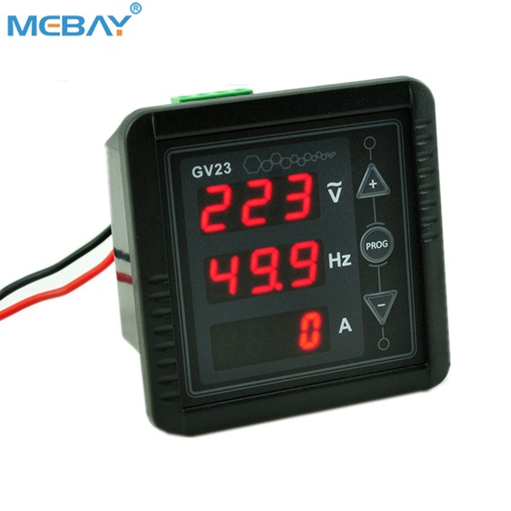 Генераторная установка Mebay, измеритель панели переменного тока GV23 MKII, светодиодный дисплей 110 В 220 В