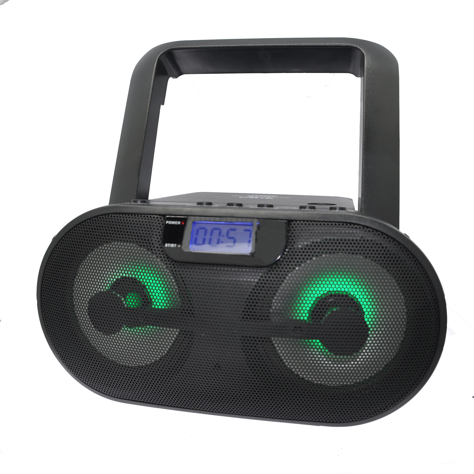 Cmik mk-24 DJ DVD WMA портативный crenk компакт-дисков CD-R CD-RW Бумбокс с цветным светодиодным светом bluetooths usb tf карты AM FM радио MP3 плеер