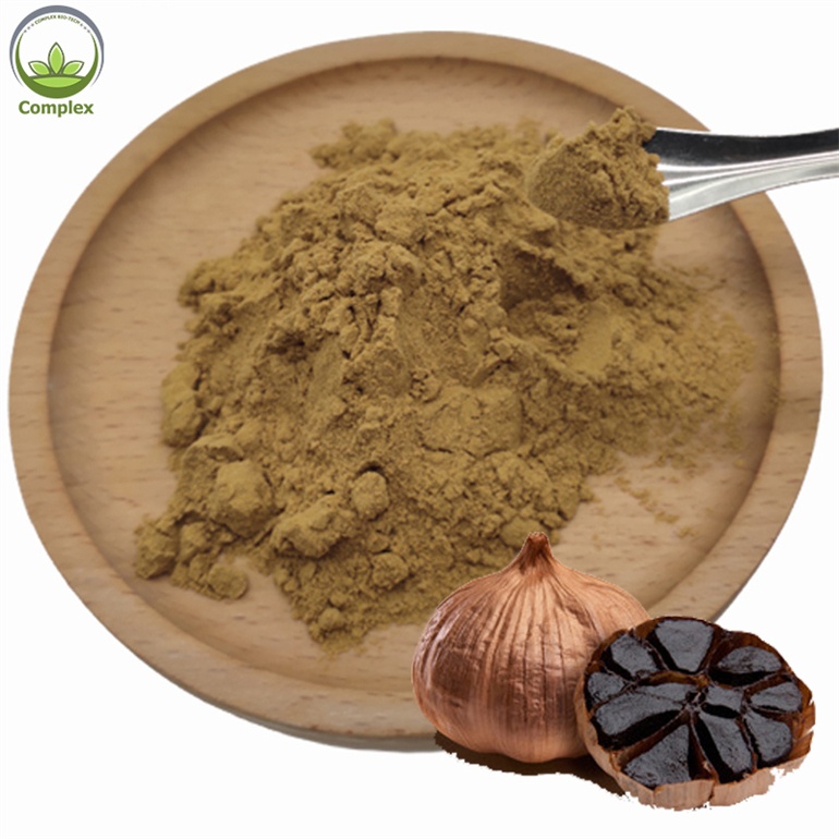 High Quality Wholesale Anti-oxidant Organic Dehydrate Dried Black Garlic Extract Powder
