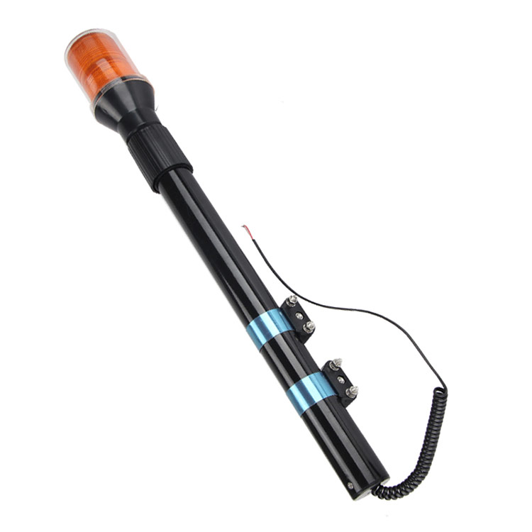 waterproof IP54 freely adjustable height Police Rotating Flashing Strobe LED Motorcycle real pole warning light