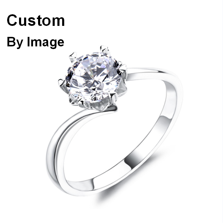 SuperSeptember WuZhou Starsgem Anillos обручальные кольцо с бриллиантом