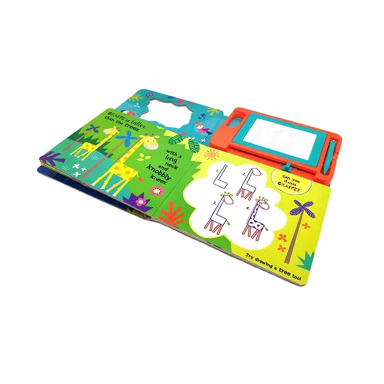 Baby Early Learning English Eco Friendly Drawing Book With Sketchpad