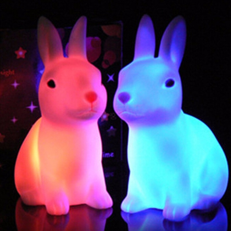 Top Selling Lamp Rabbit For Children New Style Small Night Light Cheap Kids Night Light Is Gift Toys For Boys And Girls
