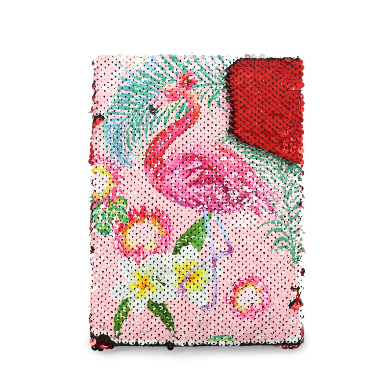 DIY Photo Print Sublimation Blank Sequin Note book Double Sided Flip Sequin Journal Notebook with Shiny Cover