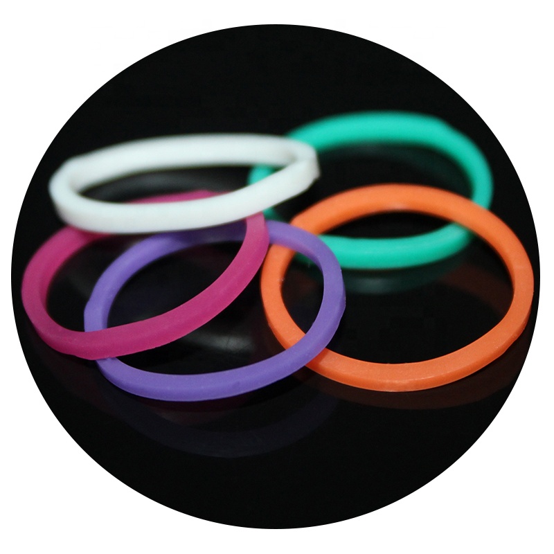 Colorful custom-made dust-proof good flexible wearing resistance silicone sealing ring