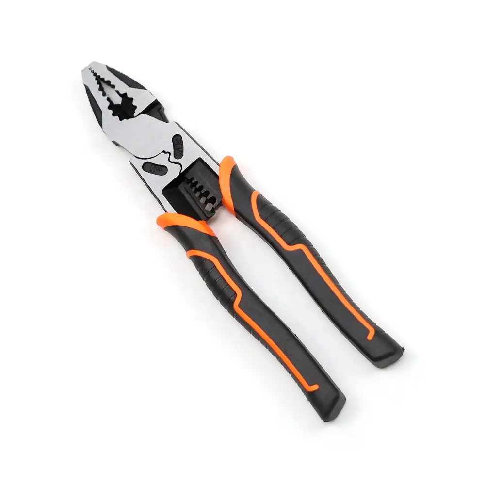 Heavy duty multi-function wire stripper crimping tool multifunctional combination pliers