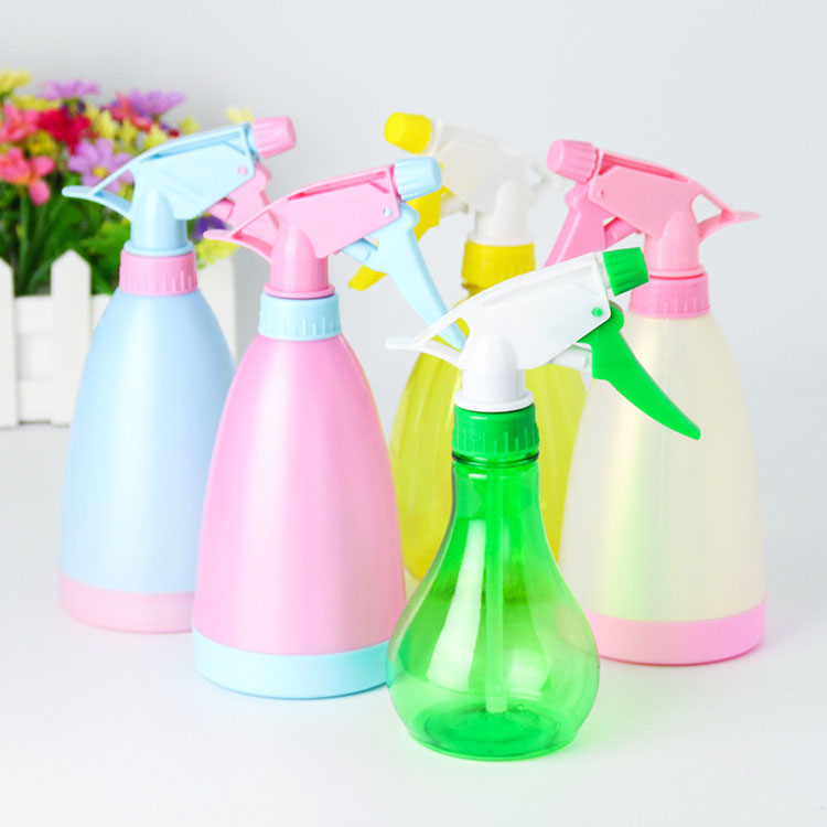 Manufacturers Custom 500ml Candy Colored Small Household Flower Watering Can Pressure Type Watering Sprayer Bottle