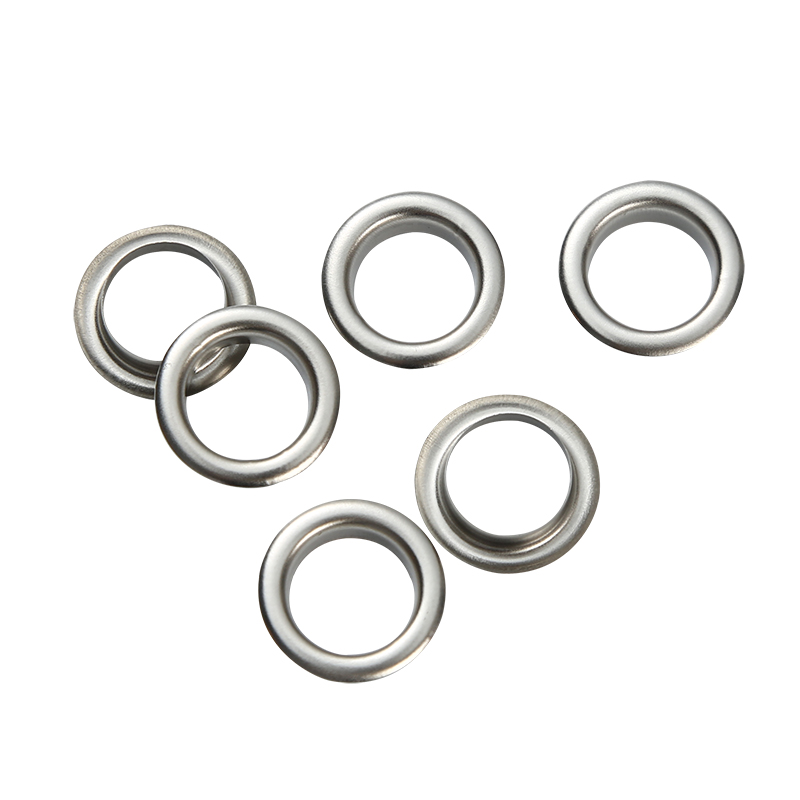 custom logo stainless steel eyelet for garment accessories high quality stainless steel grommet