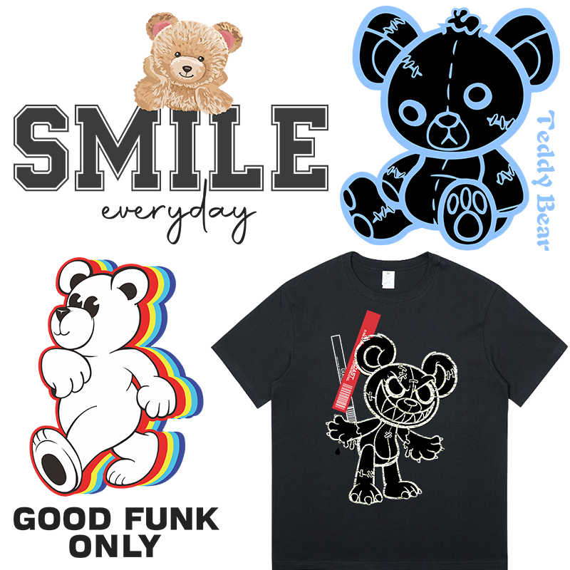 Design for T-shirt, Plastic Printing with Ink for Screen Printing, Wholesale From Factory, Hot Translation Vinyl Garment Design