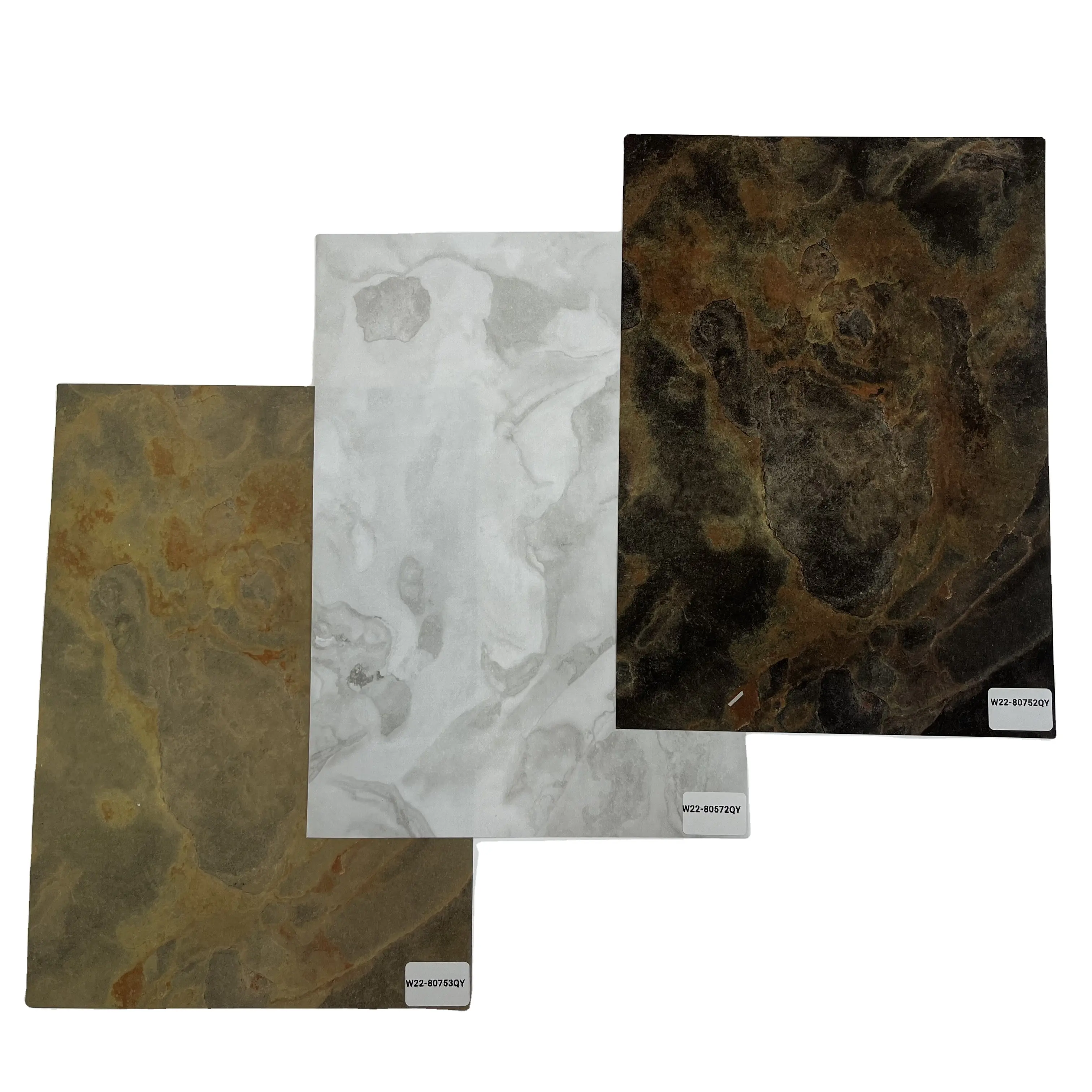 Stone Hot Stamping Foil Waterproof Retro Marble Film For PS Moulding Wall Panel