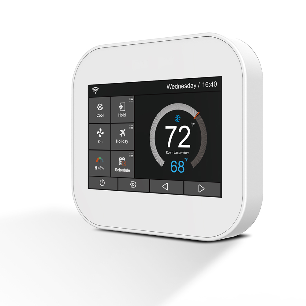 Hvac Systems Parts Wifi Thermostat Heating Cooling Support Zigbee Tuya App Lorawan 485 Modbus TCP Bacnet Smart Home Products