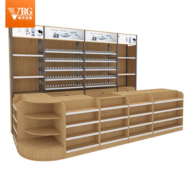 Hot-selling double-shelf convenience store cash counter supermarket