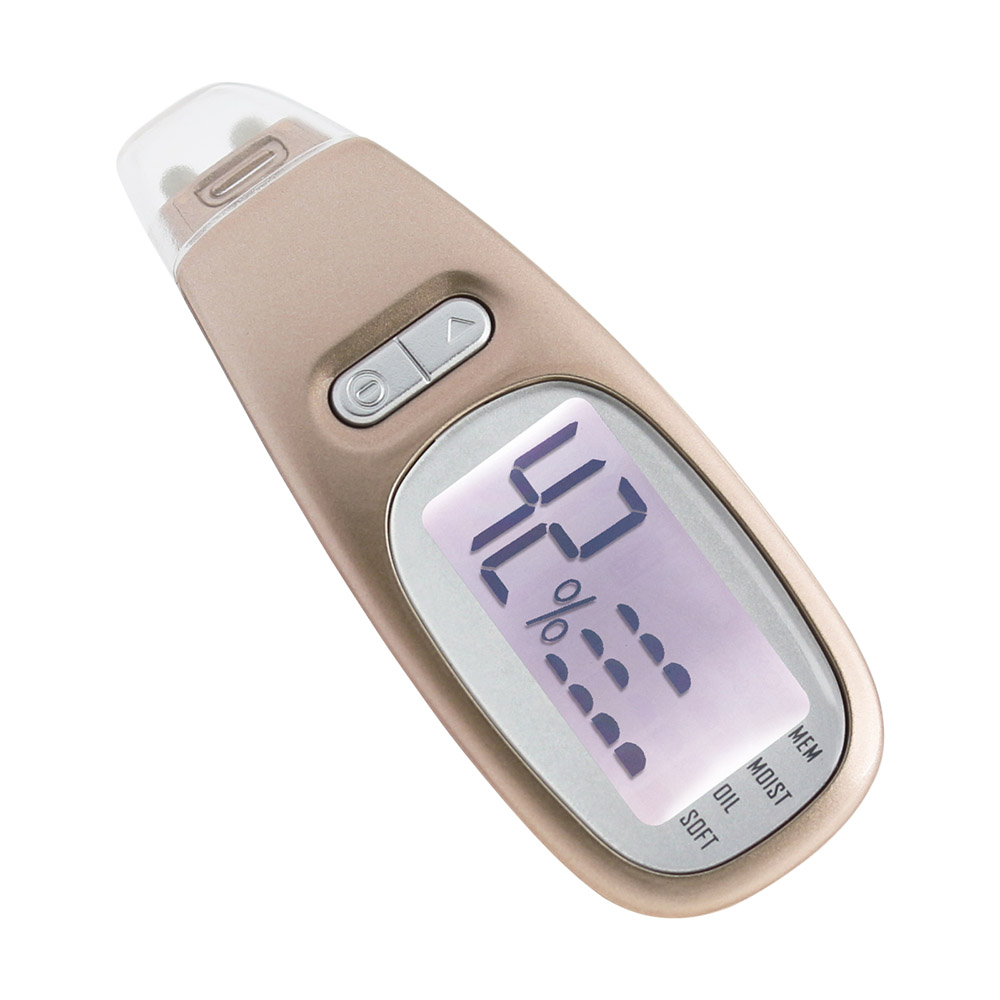 Mini Portable Skin Care Tool Digital Backlight LCD Screen 3-in-1 Skin Tester Moisture Oil Softness Detection Skin Analyzer