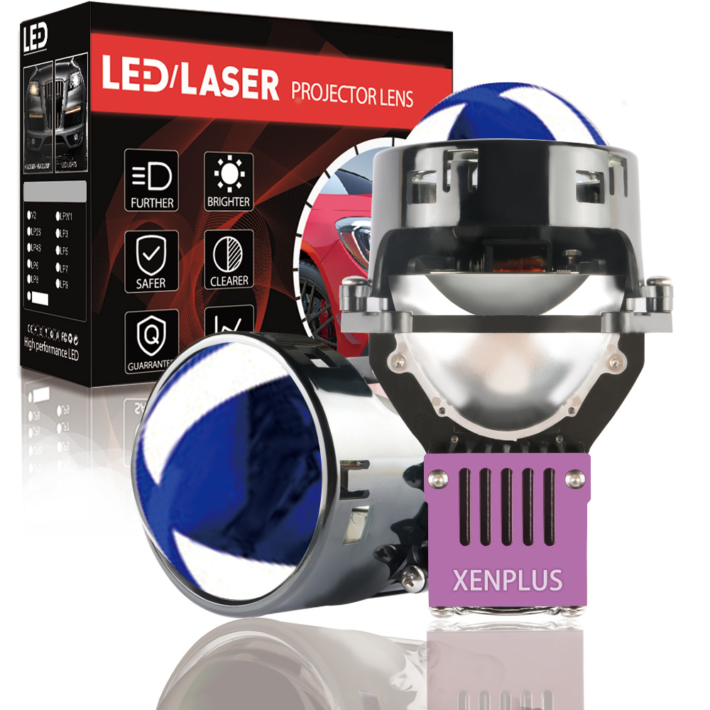 Xenplus LP8 3.0 Inch LASER Bi LED Projector Lens 6000k 12V 110W projector lens
