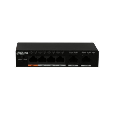 Сетевой видеорегистратор Dahua коммутатор питания через Ethernet 4CH PFS3006-4ET-60 4-портовый Fast Ethernet коммутатор питания через Ethernet