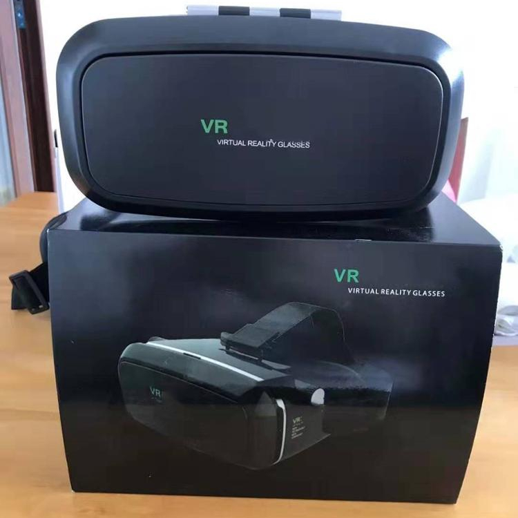 2020 дешевая новая 3d стеклянная визуальная реальность VR картонная коробка черная Оптовая Поддержка 3,5-6,0 дюймовые мобильные гарнитуры vr очки новая коробка