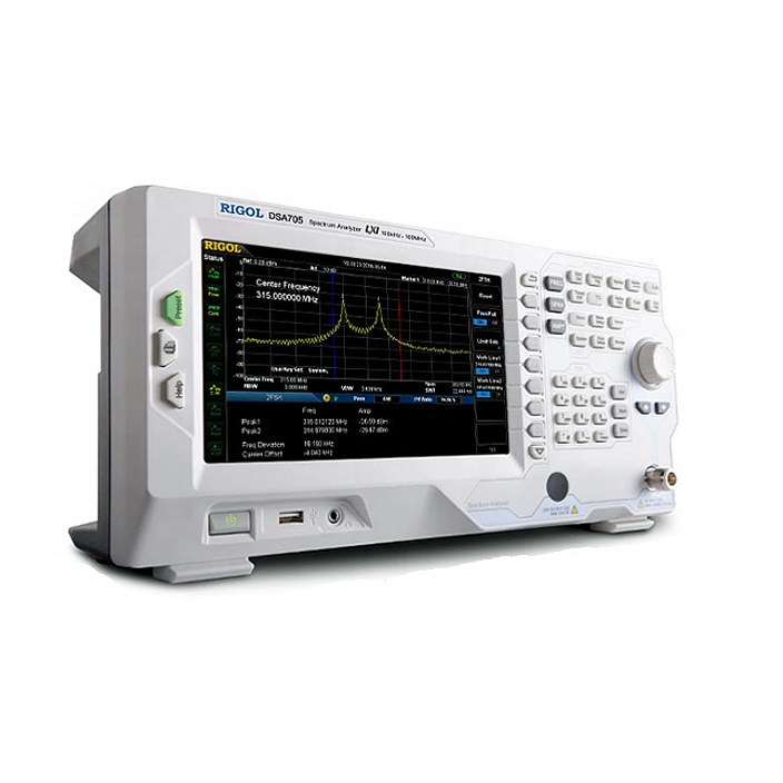 DSA705 500MHz цифровой анализатор спектра 100kHz ~ 500MHz 8 ''цветной дисплей