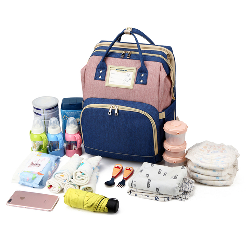 Omaska Sac de maman 3 в 1 портативный USB сумка для подгузников рюкзак мама дорожная детская кроватка кровать комплект с сумкой и нарочито бесхитростного дизайна; Bolsa de mama