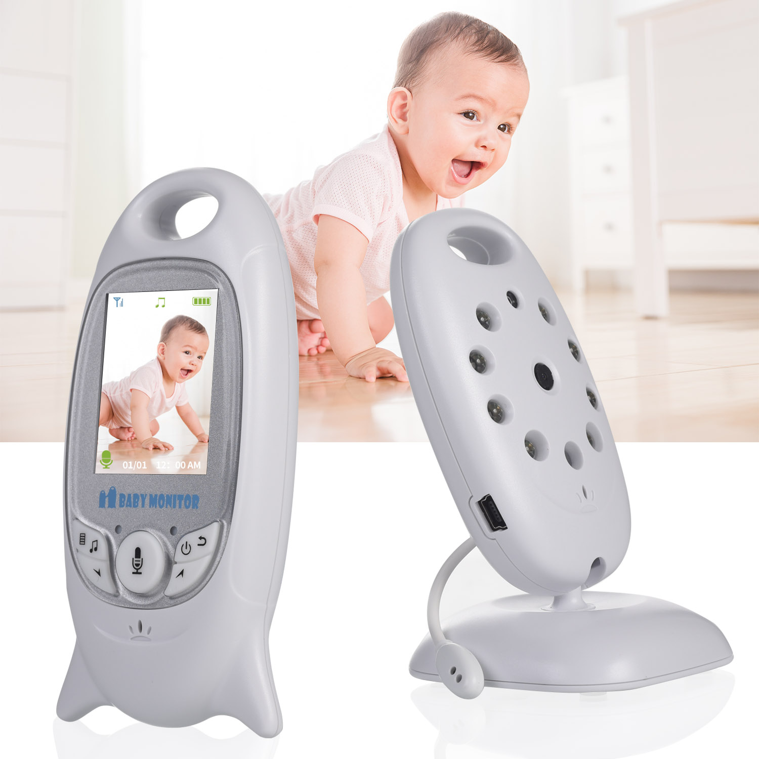 2х сторонняя связь Smart Детские & Домашние животные для контроля уровня сахара в крови с экраном ребенка лихорадка монитор для детей