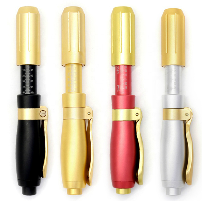 Hot Sale 0.3ml and 0.5ml Needle Free Hyaluronic Acid Injection Pen Meso Injector Mesotherapy Gun