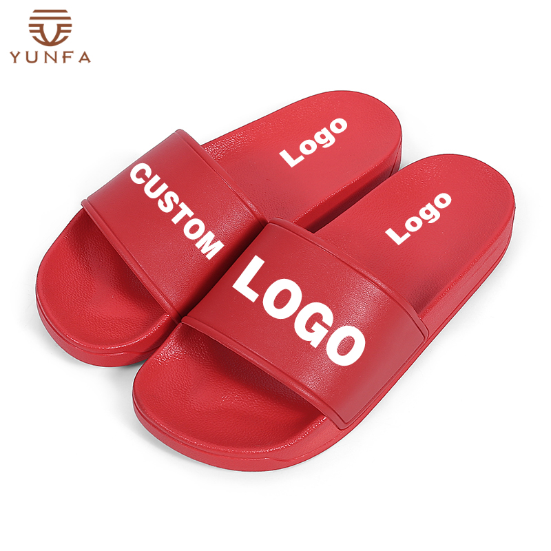 Wholesale Cheap Customed Slide Slipper Brand Custom Indoor And Outdoor Man And Lady Custom Logo Printed For Slippers
