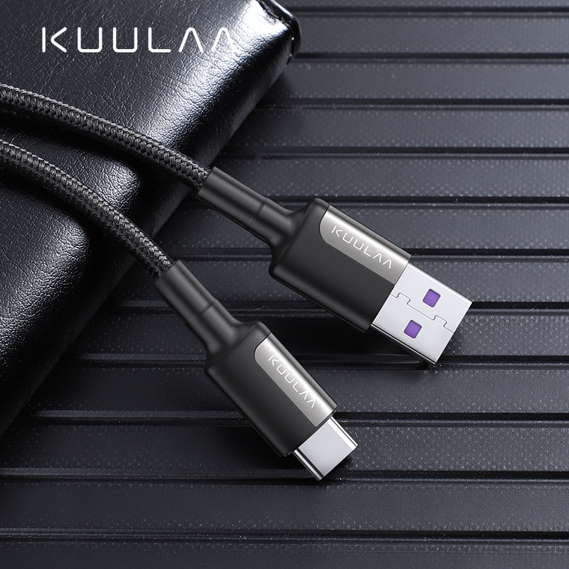 Kuulaa оптом корпус для Samsung S8 Usb кабель с нейлоновой оплеткой 3A типа c для зарядки Android Usb кабель для зарядного устройства и кабель для синхронизации данных и зарядки
