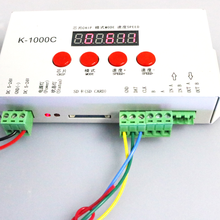 DC5-24V K-1000C rgb пиксельный светодиодный контроллер