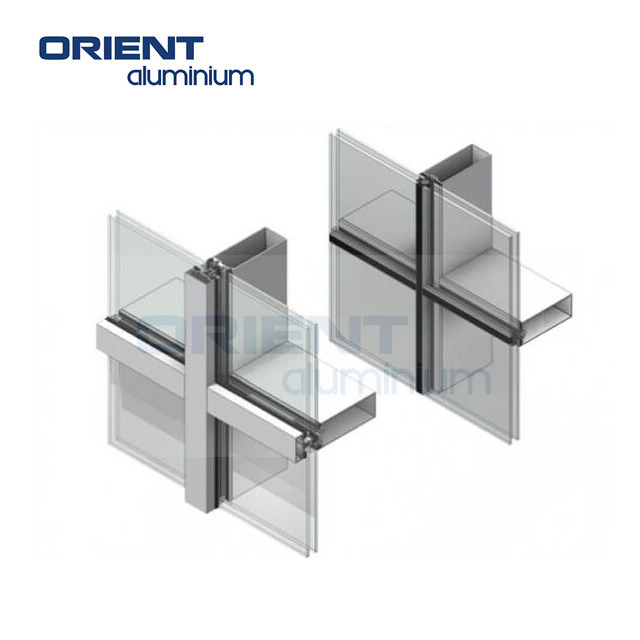 Orient Insulated Glass Curtain Wall Aluminum Alloy Energy Saving Soundproof Reflective Low-e