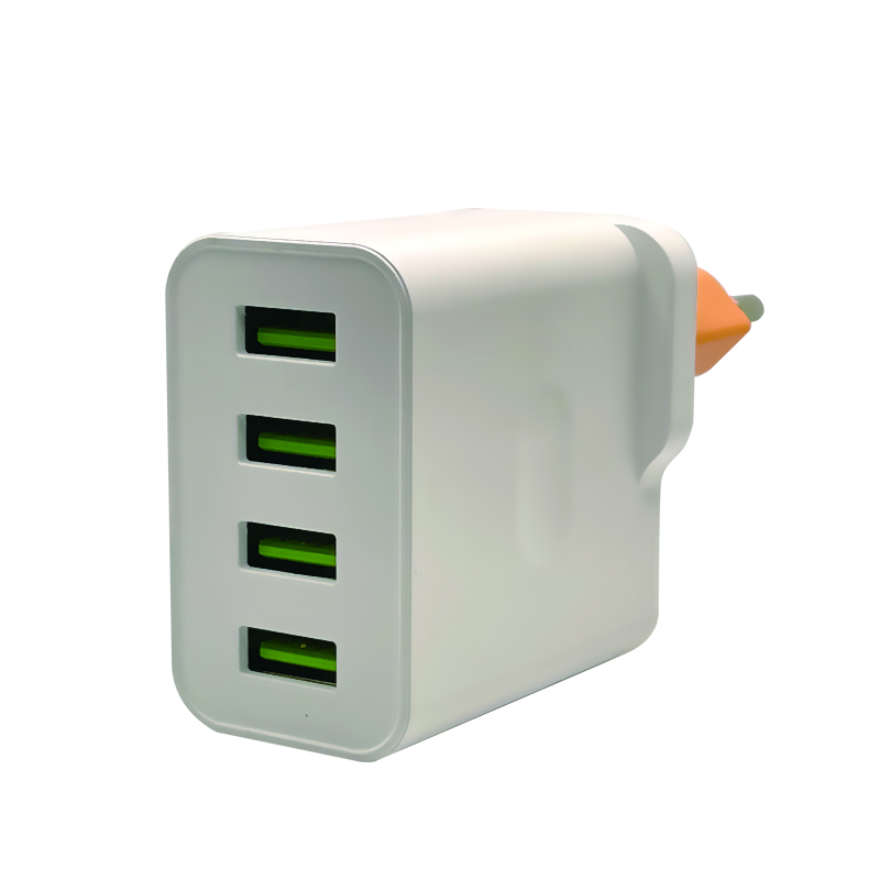 4 порта usb настенное зарядное устройство 5V 4.8A 24 Вт быстрой скорости 4 usb настенное зарядное устройство для мобильного телефона с складной Великобритании ЕС США штепсельная вилка австралийского стандарта oem odm ручная пресс-форма для заказа