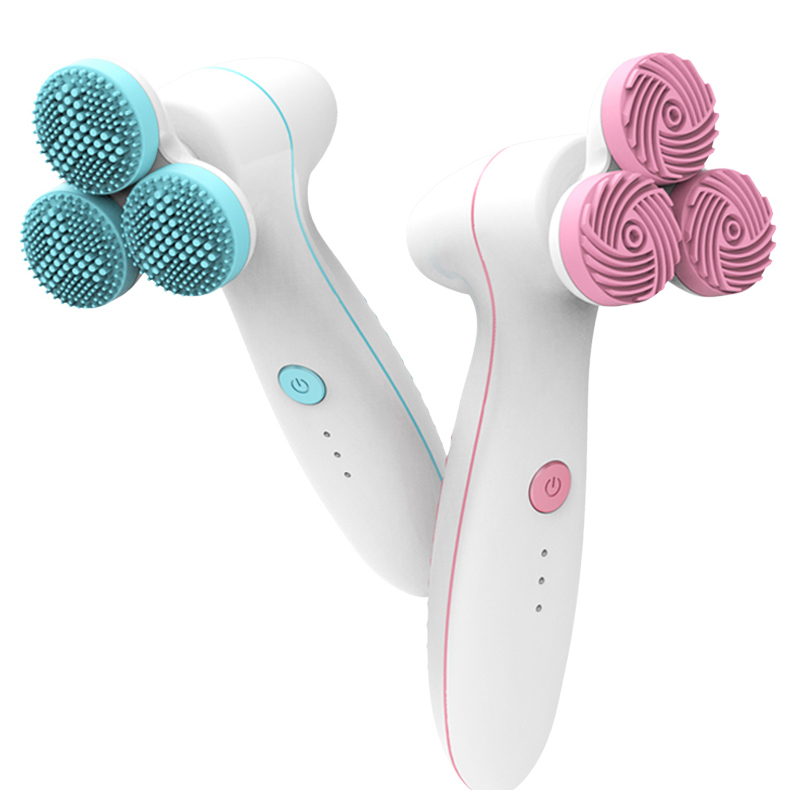 LULA OMD lPX7 waterproof Silicone Vibration High-frequency Ultrasonic Massager 3D Face Cleansing Electric Beauty Instrument