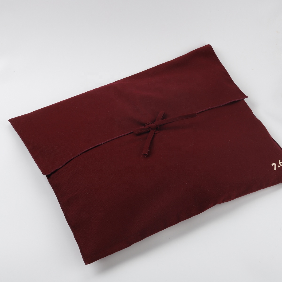 Customized Claret Twill Cotton Envelope Dust Gift Bag Large Envelope Shoe Cloth Packaging Pouch