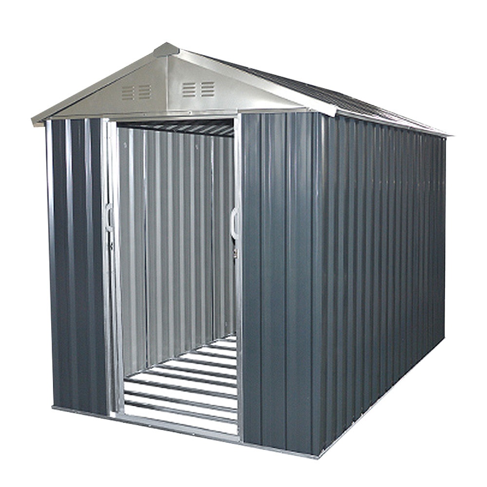 VERTAK Customized Outdoor Steel Storage Shed Garden Tool House Big Size Waterproof Set Resin With Window