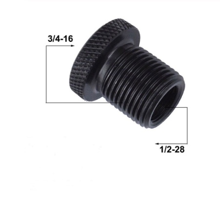 1/2-28 to 3/4-16npt knurl Oil Filter Thread Adapter,AN Steel fuel filter thread fitting universal