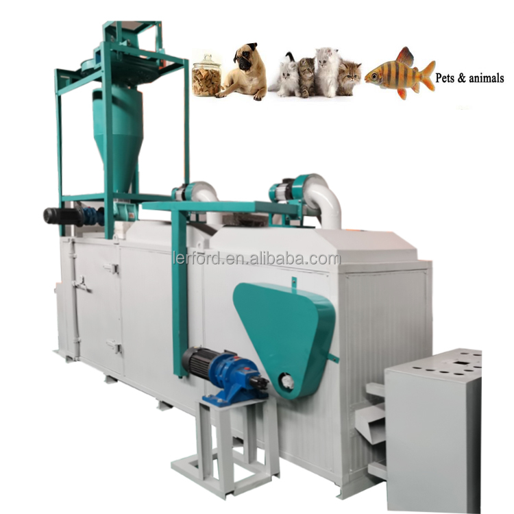 High efficiency fish crab eel catfish feed dryer machine floating feed processing plant